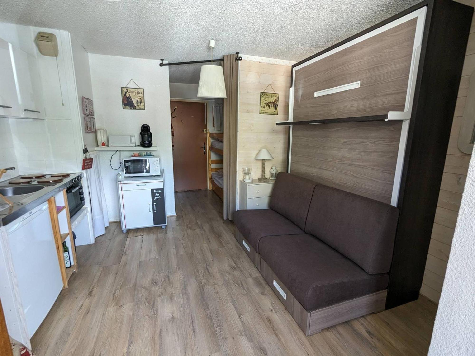 Studio Cabine Pour 3 Personnes Avec Balcon Ouest, Au Centre De Valloire, Proche Commerces Et Ski - Fr-1-263-461 Apartment Bagian luar foto